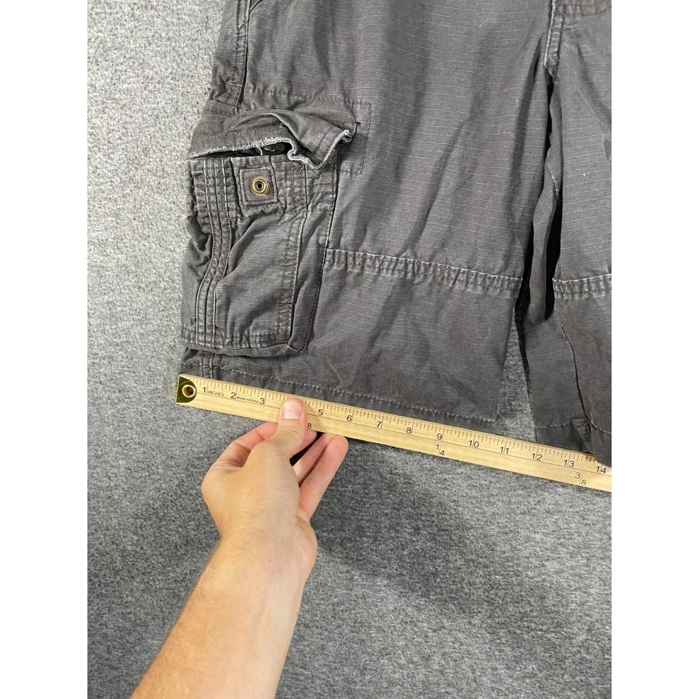 Vintage 90's Y2K Cargo Supply Mossimo Mens 28 Shorts Skater Grunge Faded Black